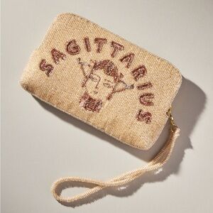 Anthropologie - Beaded Zodiac Clutch - Sagittarius- NWT